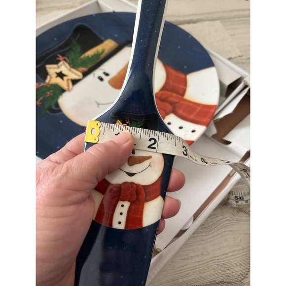 LRI holiday ceramic cake plate and server - Picture 8 of 8